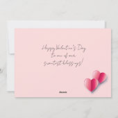 Mooie Valentijnsdag Moderne design Boho Feestdagenkaart (Achterkant)