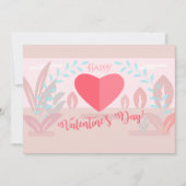 Mooie Valentijnsdag Moderne design trendy Feestdagenkaart (Voorkant)