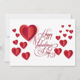 Mooie Valentijnsdag Moderne design trendy Feestdagenkaart