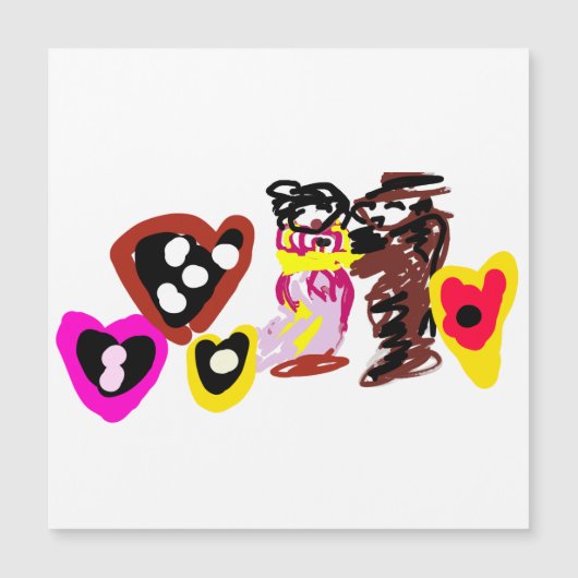 Mooie Valentijnsdag poppen (Voorkant)