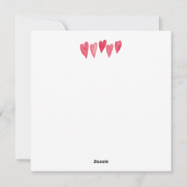 Mooie Valentijnsdag Watercolor Kunstzinnige Person Feestdagenkaart