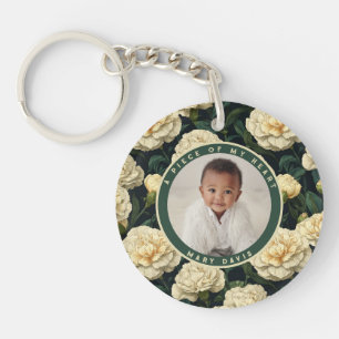 Mooie Valentijnsdagcadeaus voor vriend bloem lelie Sleutelhanger