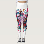 Mooie Valentijnse Leggings van het hart. (Voorkant)