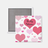 Mooie Valentijnsharten Magneet (Voorkant / Achterkant)