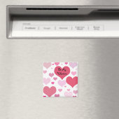 Mooie Valentijnsharten Magneet (Insitu (Vaatwasser))