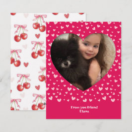 ❤️ Mooie Valentijnskaart met foto voor kinderen Feestdagenkaart