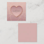 Mooie Valentijnskaart Notitiekaartje (Voorkant / Achterkant)