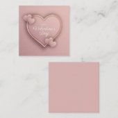 Mooie Valentijnskaart Notitiekaartje (Voorkant / Achterkant)