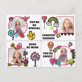 Mooie Valentijnskaarten met foto voor in de klas Feestdagenkaart