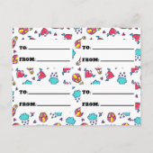 Mooie Valentijnskaarten met foto voor in de klas Feestdagenkaart (Achterkant)