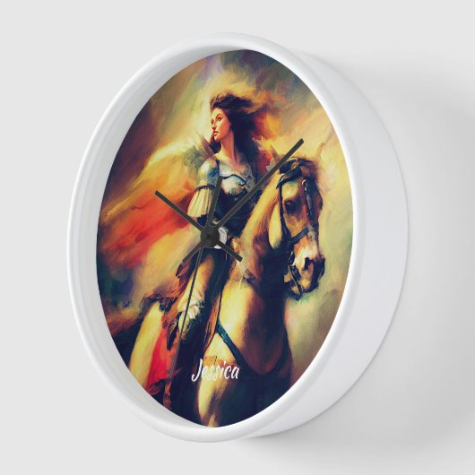 Mooie Valkyrie te paard (Hoek)