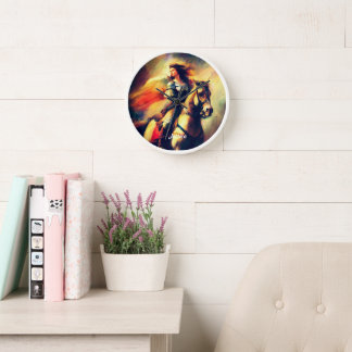 Mooie Valkyrie te paard