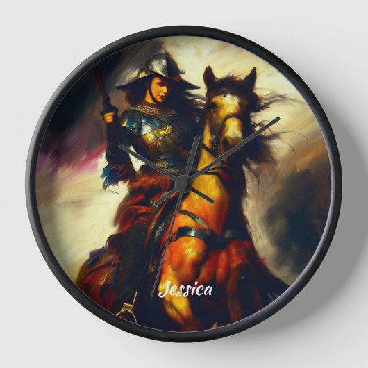 Mooie Valkyrie te paard (Voorkant)