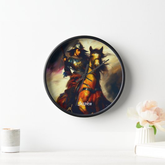 Mooie Valkyrie te paard (Huis)