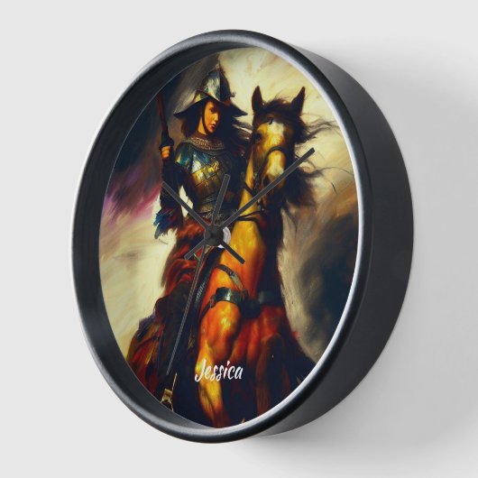 Mooie Valkyrie te paard (Hoek)