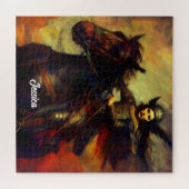 Mooie Valkyrie te paard Legpuzzel (Horizontaal)