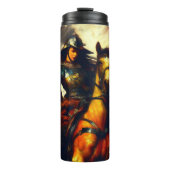 Mooie Valkyrie te paard Thermosbeker (Voorkant)