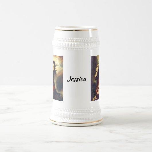 Mooie Valkyries te paard Bierpul (Center)