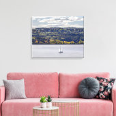 Mooie vallei canvas afdruk (Insitu (Woonkamer))