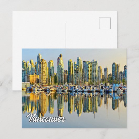 Mooie Vancouver, British Columbia, Canada Briefkaart (Voorkant / Achterkant)