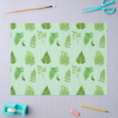 Mooie varens schilderijen tissuepapier (Craft)