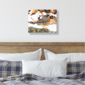 Mooie variëteit op de sneeuwgrond canvas afdruk (Insitu (Slaapkamer))