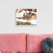 Mooie variëteit op de sneeuwgrond canvas afdruk (Insitu (Woonkamer))