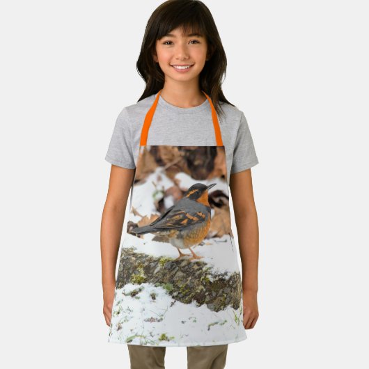 Mooie variëteit op de sneeuwgrond schort (Insitu)