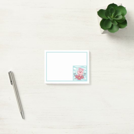 Mooie varken post-it® notes (Kantoor)