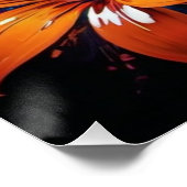 Mooie veelkleurige bloemen Design-32908 Perfect Poster (Hoek)