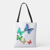 Mooie, veelkleurige Butterflies Tote Bag (Achterkant)