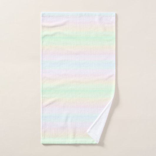 Mooie, veelkleurige pastelleshals bad handdoek (Handdoek)