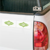 Mooie Vegetarische Vormgeving Bumpersticker (Op Truck)