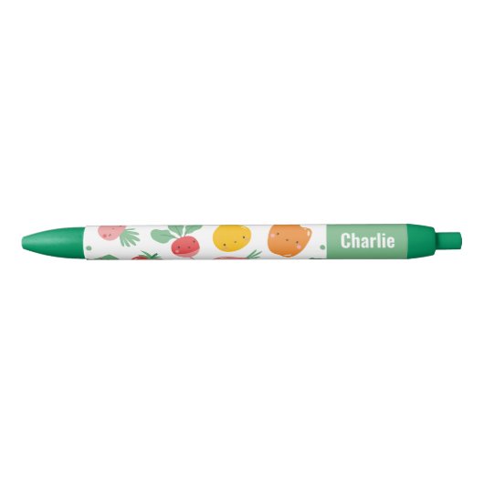 Mooie veggies met naam zwarte inkt pen (Voorkant)