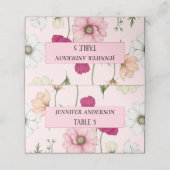 Mooie veld bloemen trouwplaats kaarten plaatskaartje (Buitenkant ongevouwen)