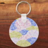 Mooie velden van brandkranen sleutelhanger (Voorkant)