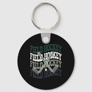Mooie veldhockeyshirt tiener meisje jeugd zus moed sleutelhanger