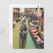 Mooie Venetië met Gondola Scene Briefkaart (Voorkant / Achterkant)