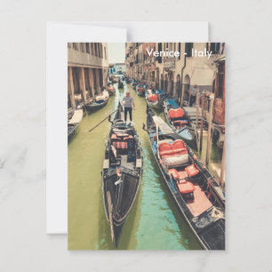 Mooie Venetië met Gondola Scene Briefkaart
