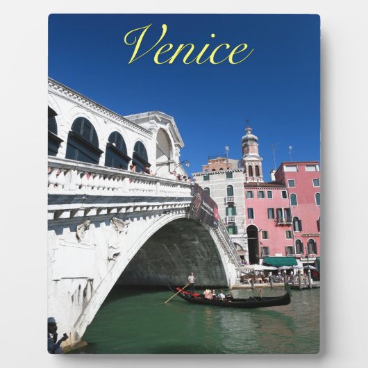 Mooie Venetië, Rialto Bridge Fotoplaat (Voorkant)