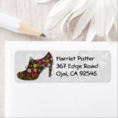 Mooie ventilator en vogelhoes etiket (Insitu)