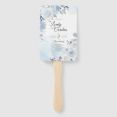 Mooie ventilator voor speciale bruiloft handwaaier (Achterkant)