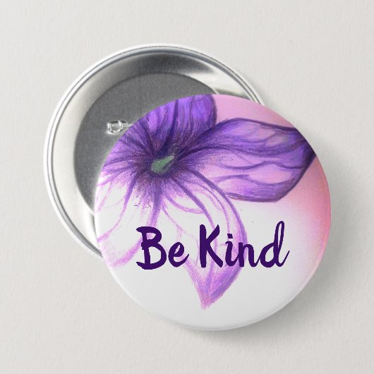 Mooie ventilatorButton Ronde Button 7,6 Cm (Voorkant /achterkant)