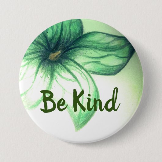 Mooie ventilatorButton Ronde Button 7,6 Cm (Voorkant)