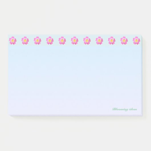 Mooie ventilatorkoptekst post-it® notes (Voorkant)