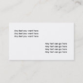 Mooie ventilatorVisitekaartjes Visitekaartje (Achterkant)