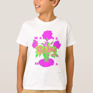Mooie Verbazingwekkende Baby Roze Inspirerend Bloe T-shirt