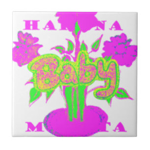 Mooie Verbazingwekkende Baby Roze Inspirerend Bloe Tegeltje