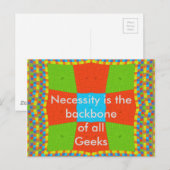 Mooie verbazingwekkende Europese kleurrijke etnisc Briefkaart (Voorkant / Achterkant)