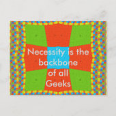 Mooie verbazingwekkende Europese kleurrijke etnisc Briefkaart (Voorkant)